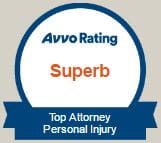 Avvo Rating superb top attorney Personal Badge